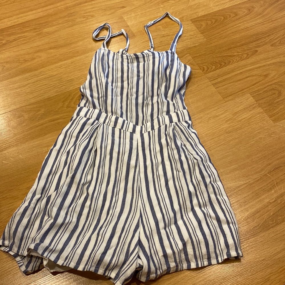 Striped romper